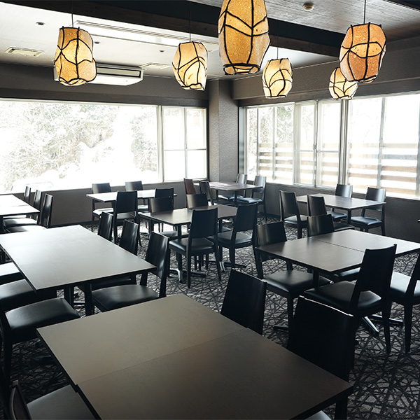 Dishes from the buffet